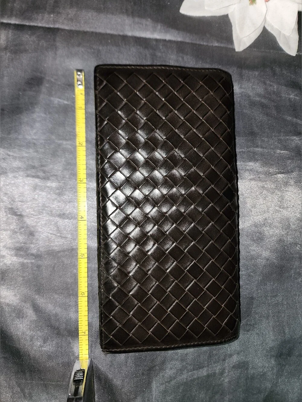 Bottega Veneta- WOVEN Long Wallet- CHOCOLATE BROWN